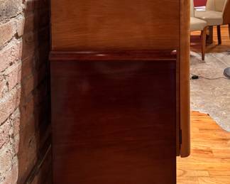 Art Deco Burl Walnut Cocktail Cabinet, Harry & Lou Epstine Furniture Company, England. Measures 62" W x 21" D x 44" H. Photo 6 of 8. 