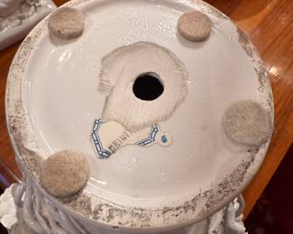 Antique Blanc de Chine Porcelain Vase. Measures 18" H & 12" W at Widest. Photo 5 of 5. 