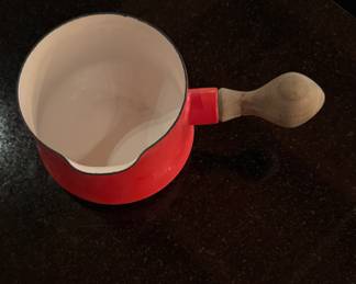 Jens Quistgaard Dansk Kobenstyle Red Enamel Butter Warmer. Photo 2 of 3. 