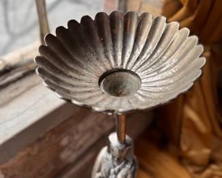 Greek Revival Caryatid Pedestal with Urn /Planter. Measures 40" H. Photo 3 of 4. 