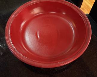Emile Henry Large Red Ceramic Tagine. Photo 2 of 3. 