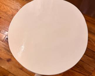 John Dickinson Style Plaster Horse Hoof Side Table. Measures 20" H x 12.5" D. Photo 2 of 2. 