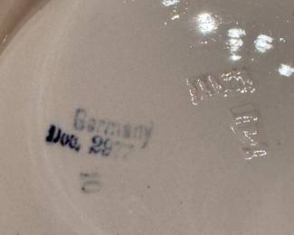 Vintage German Cake Stand. Measures 13" D x 2.5" H. Photo 3 of 3. 