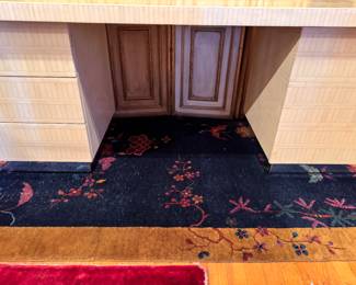 Chinese Art Deco Peking Rug. Measures 4' x 6' 9". Photo 1 of 4. 