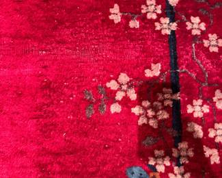 Art Deco Chinese Peking Rug. Measures 4' x 6'. Photo 3 of 4. 