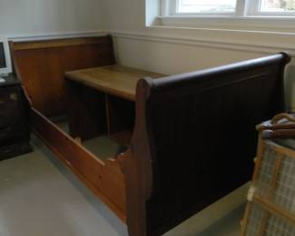 Scandanavian pine bed