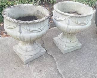 Concrete planters