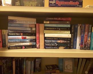 Over 50 Danielle Steele books..