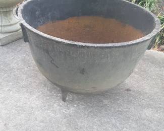 Vintage cast iron kettle