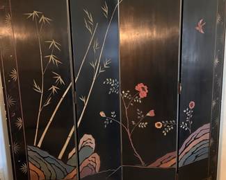 reverse side of screen