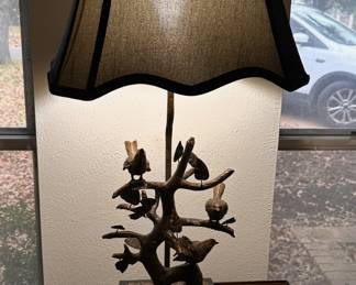 unique lamp with birds