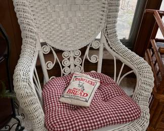 wicker chair