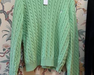 cable knit vintage sweater