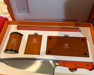 TUMBLER butcher knife and sharpening system, new in box