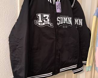 SIDEMAN varsity jacket, NEW