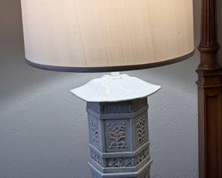 pair of pagoda lamps made in Italy