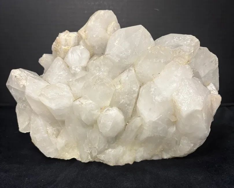 Massive Natural Quartz Crystal Cluster (12" x 8")