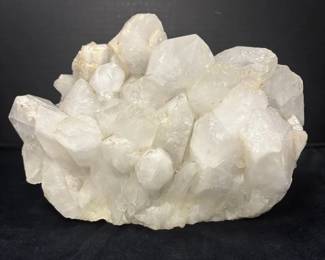 Massive Natural Quartz Crystal Cluster (12" x 8")