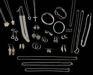 SilverToned Costume Jewelry