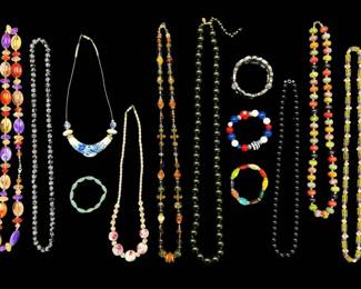 Colorful Beaded Costume Jewelry