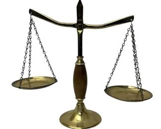 VintageStyle Brass Beam Balance Scale