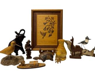 10 x13 Wood Inlay Artwork More Wooden Decor