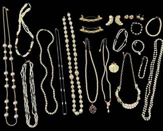 Romantic Faux Pearl Costume Jewelry