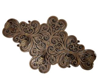 Ornate Ceramic Wall Sconce