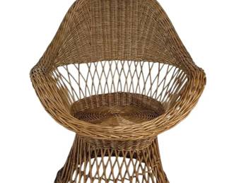 Vintage Rattan Boho Chair