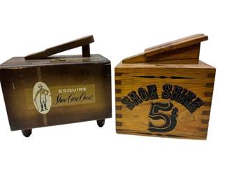 Esquire Shoe Care Shoe Shine Boxes