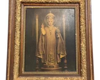 The Miraculous Infant Of Prague Framed Painting