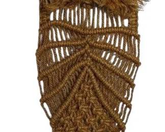 MidCentury Owl Macrame Wall Hanging