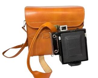 Vintage Grapflex Film Camera And Accessories