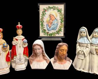 Josef Originals Singing Nun Music Box Religious Statues