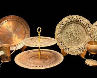 2Tiered Copper Tray More