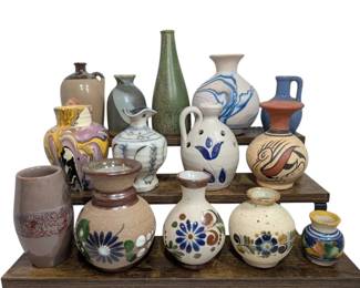 Nemadji, Mexican, Italian More Pottery Vases