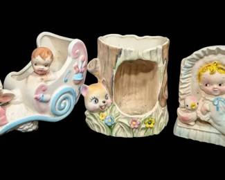 Inarco Ceramic Lamb, Baby Planter More