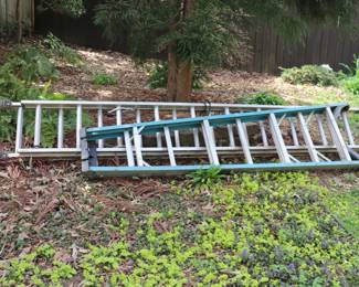 Extension and a frame ladder