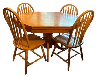 Oak Game Poker Pool Table