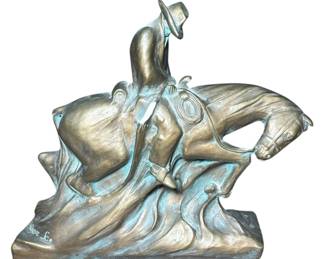 Bronze Clad Western Sculpture