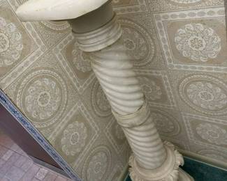 119 Carved Italian Marble Vintage Pedestalmin