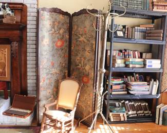 antique French Art Nouveau room divider