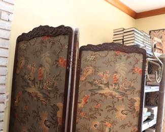 antique French Art Nouveau room divider