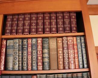 Huge Collection of Leather Books