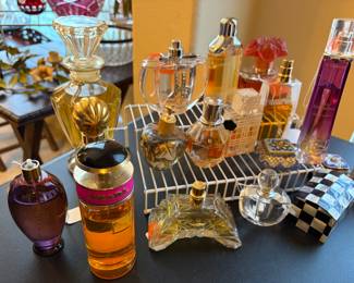 Vintage perfumes. Prada, Lancome, Burberry. Lolita Lempicka, Viktor and Rolf Flowerbomb Perfume, Givenchy, Nicole Richie