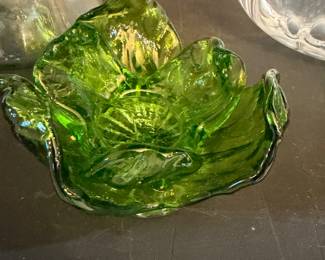 Hand blown glass votive