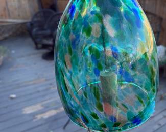 Hand blown glass