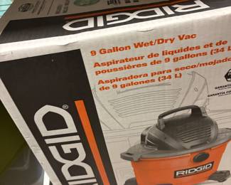 Ridgid 9 Gallon Wet/dry vac new in box