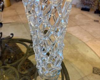 Z Gallery Crystal, lattice lace vase
