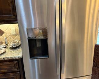 Whirlpool 26.8 cu. ft. French Door Refrigerator in Fingerprint Resistant Stainless Steel. 70.125 in x 33.25 x 68.63. Model  wrf736sdam13
